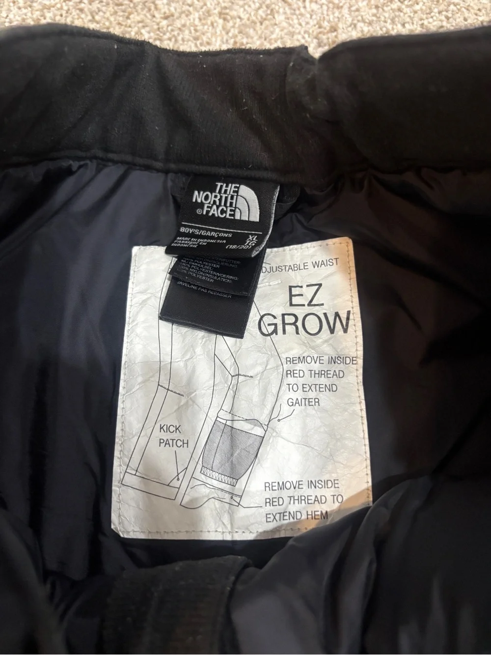 The North Face Boy’s XL Snow Pants Ski Snowboard Waterproof Black Dryvent